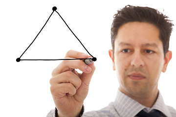 Image showing Triangle balance
