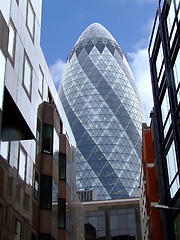 Image showing Bullet building