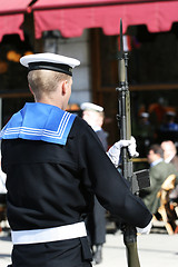 Image showing Navy soldier