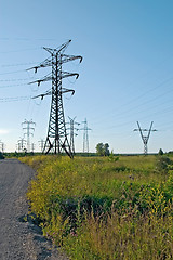 Image showing Electric Power pylons