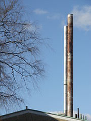 Image showing Rusty smokestack