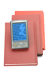 Image showing e-book And books 
