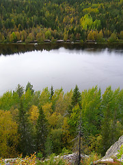 Image showing Autumn mountain landscape