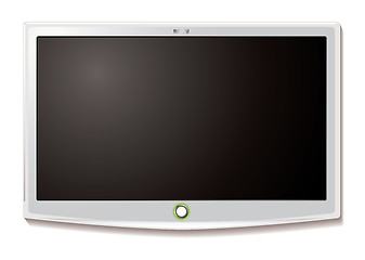 Image showing LCD TV Wall hang white