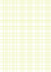 Image showing Graph paper A4 sheet green