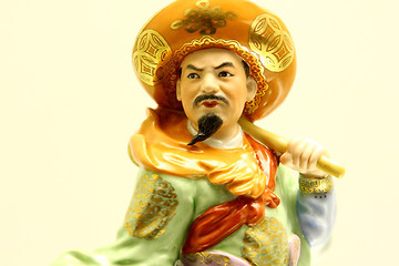 Image showing Ceramic Chinese statuette 