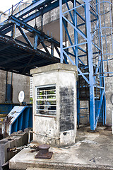 Image showing old desert car ferry dock