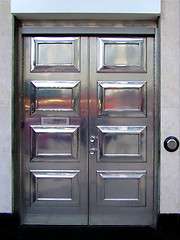 Image showing Aluminium door