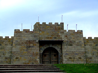 Image showing Medieval fortress entrance