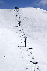 Image showing Ropeway at ski resort