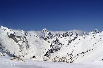 Image showing Ski resort