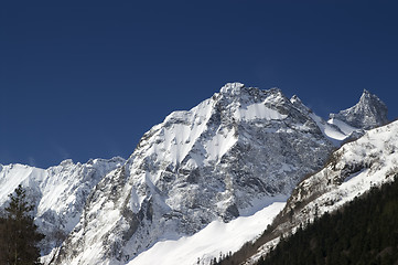 Image showing Caucasus Mountains. Sofrudzhu.