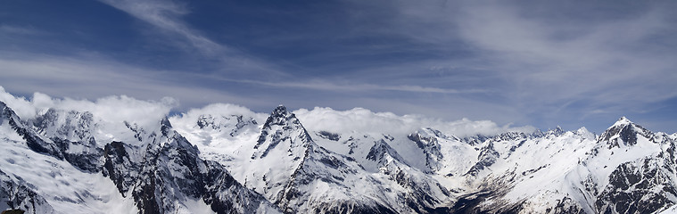 Image showing Mountain panorama