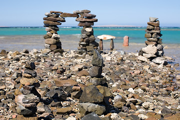 Image showing beach puzzle