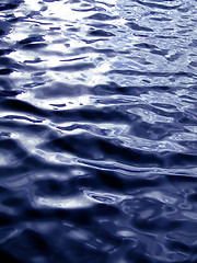 Image showing Blue Abstract liquid