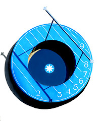 Image showing Sun clock isolated