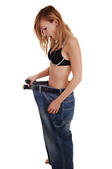 Image showing Girl lost lots weight.