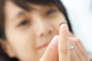 Image showing contact lens