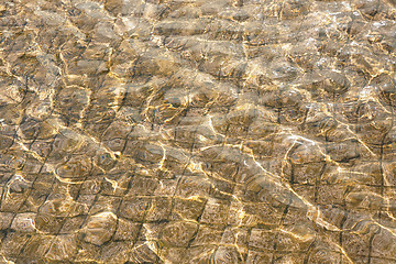 Image showing swimming pool water texture