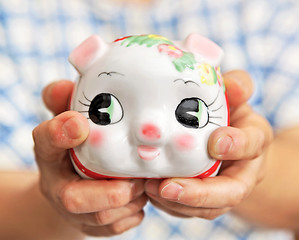 Image showing save money with piggy bank