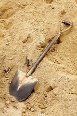 Image showing old dirty shovel