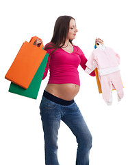 Image showing Shopping while expecting