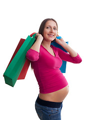 Image showing Shopping for new baby