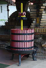 Image showing Wine press