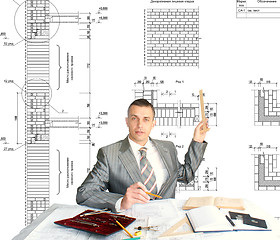 Image showing designing technology in construction