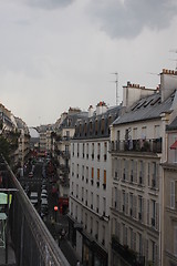 Image showing View from a hostel in Paris