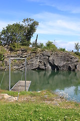 Image showing Mines made for swimming
