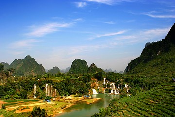 Image showing Detian Waterfall