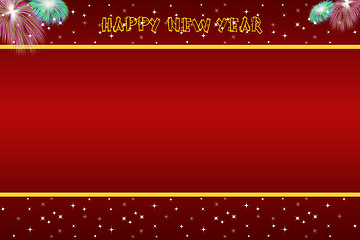 Image showing abstract background of happy new year 