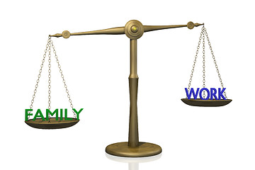 Image showing Family and Work Balance