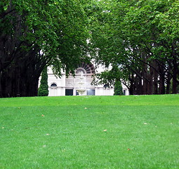 Image showing Museum garden. Melbourne. Australia