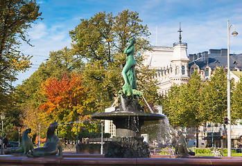 Image showing Fountain Havis Amanda in Helsinki