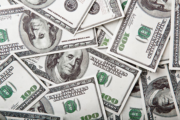 Image showing Hundred dollar bills