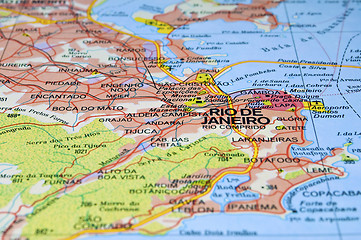 Image showing Rio de Janeiro map.