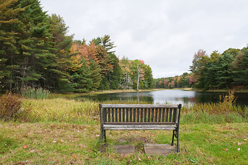 Image showing Autumn lake