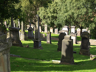 Image showing Glasgow cemetery