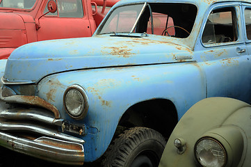 Image showing Rusty Vintage Cars