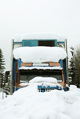 Image showing Snowed in truck