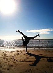 Image showing Peace at the beach