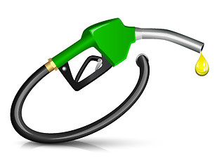 Image showing Gasoline fuel nozzle