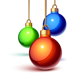 Image showing Christmas ornaments