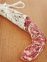 Image showing salami