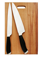 Image showing kitchen knives