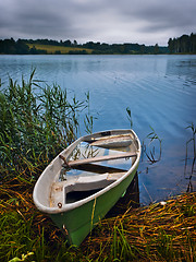 Image showing boat at the lake