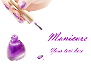 Image showing manicure