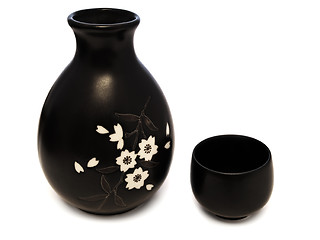 Image showing Sake set